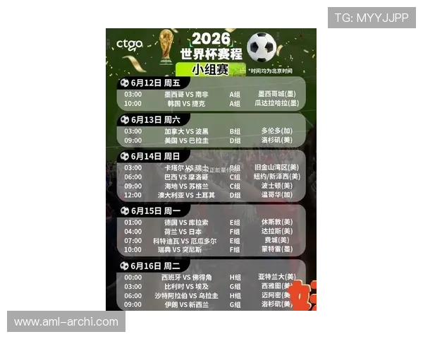 2026年世界杯对阵一览表完整公布，涵盖所有小组赛和淘汰赛赛程安排